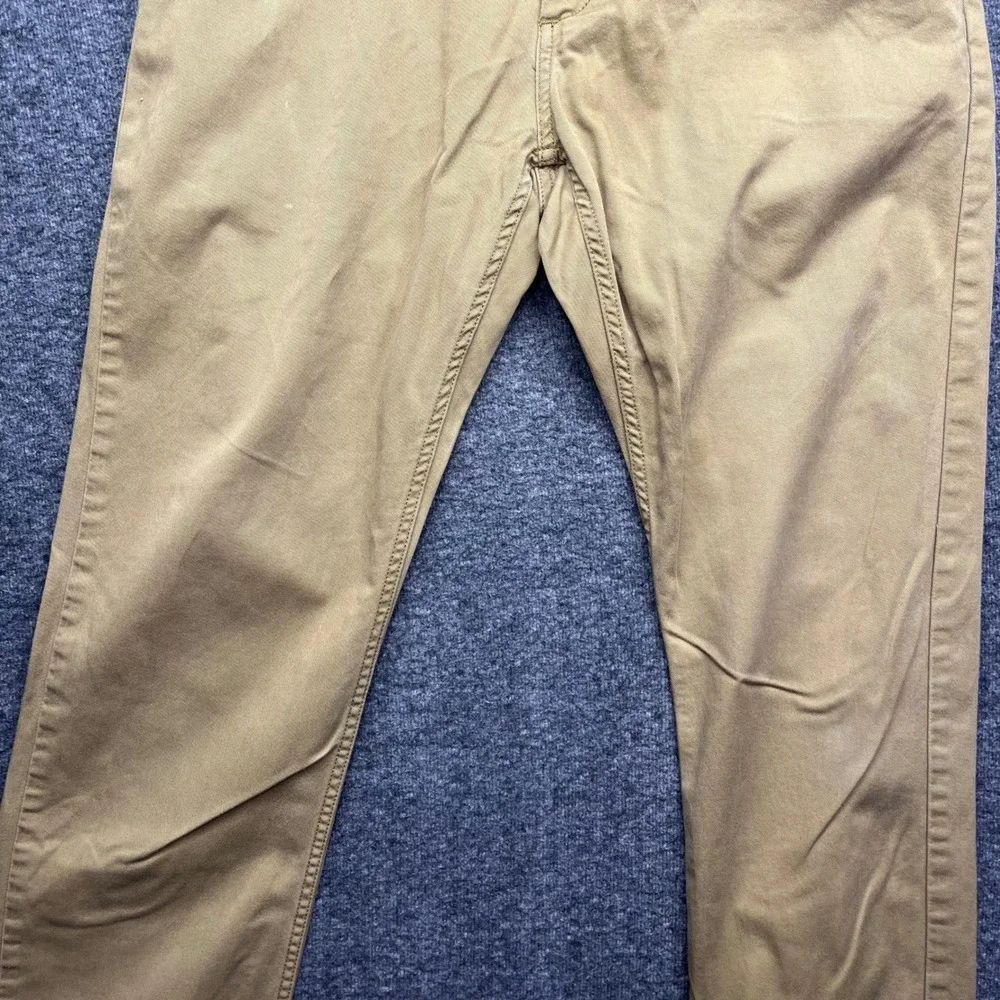 Levi Strauss Pants Mens‎ 32x32 Fits 34x31 Tan Chino Khaki Stretch Twill Trousers